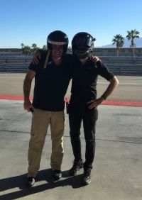 David Shoop and Edoardo Piscopo (helmet)